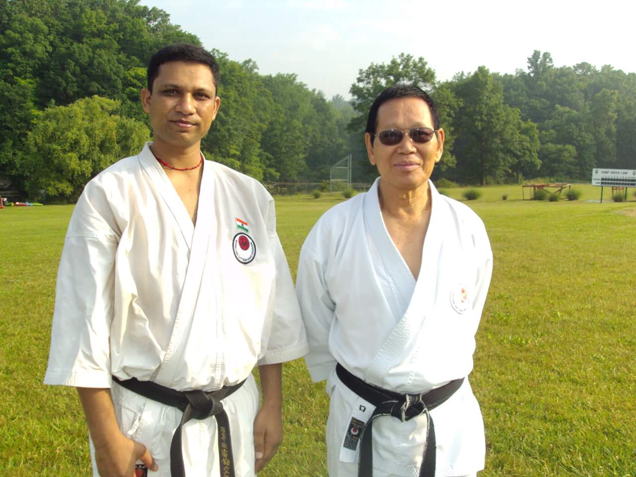 Shihan Shiv K. Panchal with Master Yutaka Yaguchi