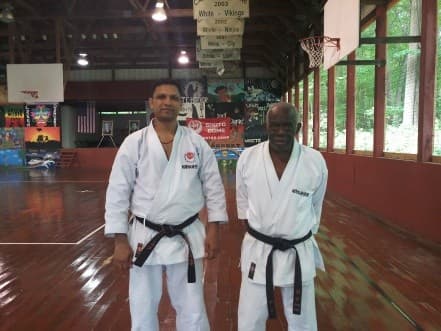 Shihan Shiv K. Panchal with Shihan James Fields